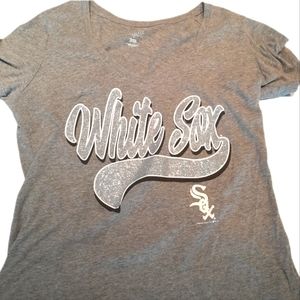 Chicago White Sox Glitter V-neck Shirt